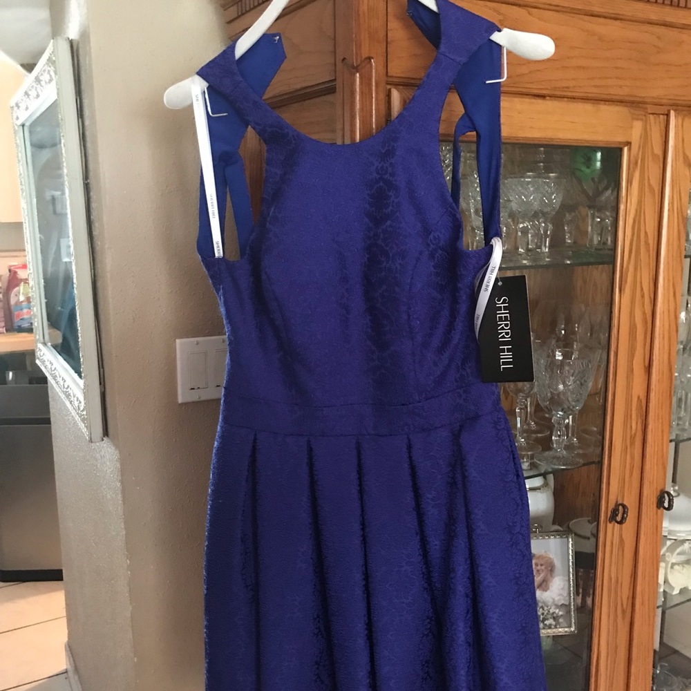 Royal blue Sherri Hill cocktail dress